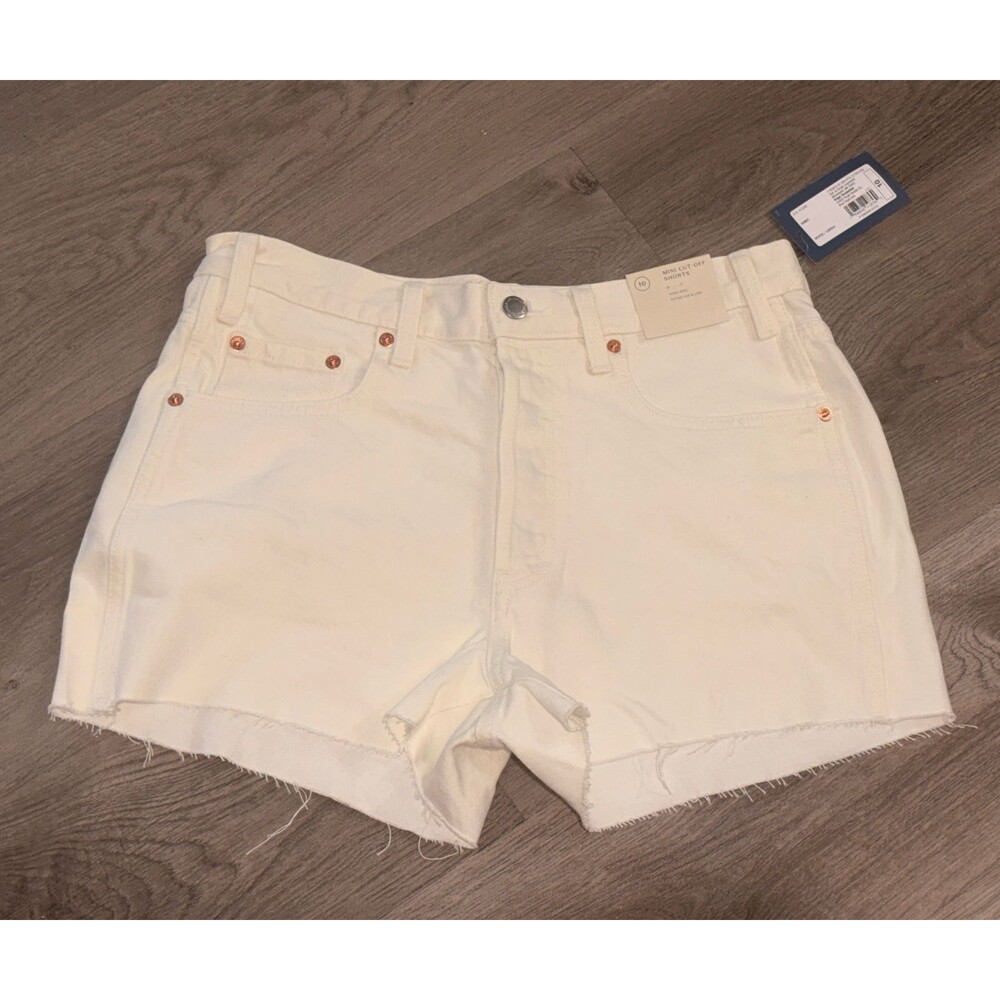Women Universal Threads Mini Cut Off Shorts High Rise Fitted In Hip & Leg 10